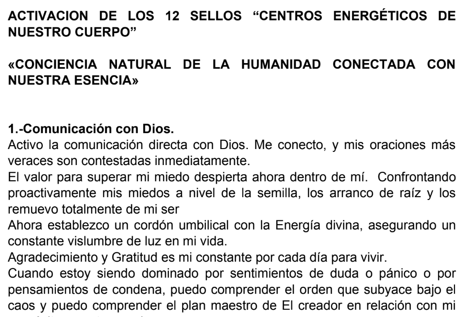 ACTIVACIÓN DE LOS SELLOS DEL CUERPO PDF