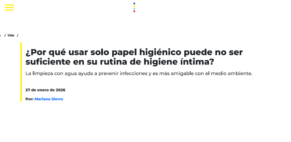ASEO ANAL CON PAPEL HIGIÉNICO ES CONTAMINANTE ENERO-27-2026