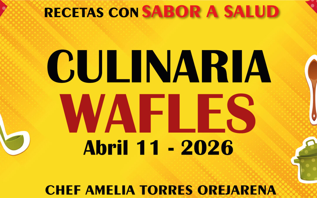 CHAT EN VIVO – ABRIL 11 -2026 – CULINARIA SALUDABLE – WAFLES DE REMOLACHA, ZANAHORIA Y BROCOLI